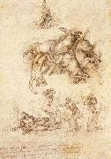 Michelangelo Buonarroti The Fall of Phaeton oil painting reproduction